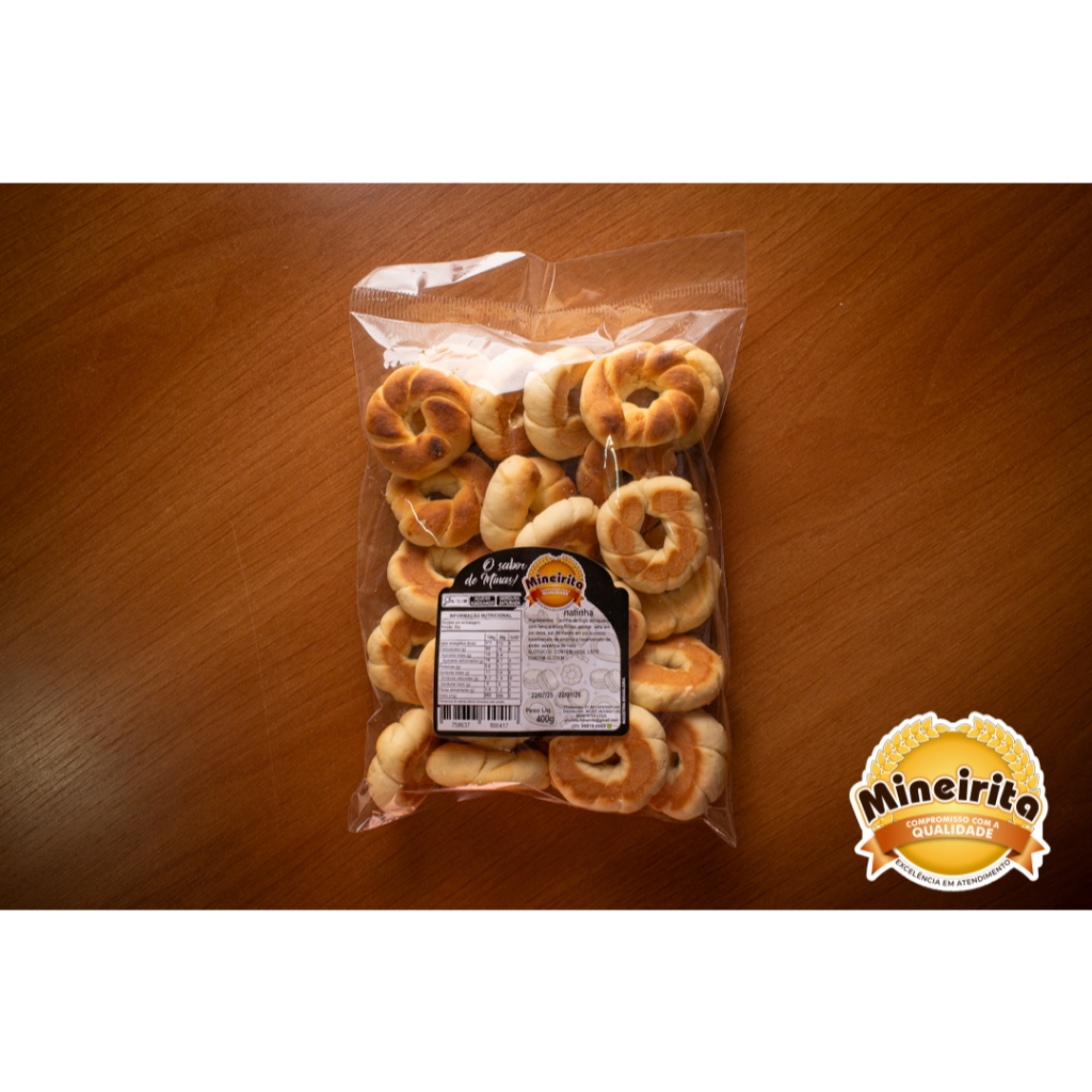 BOLACHA CASEIRA DE NATA 400g ARTESANAL SUL DE MINAS DIRETO DA ROÇA, SABOR DE MINAS em Oferta na Shopee