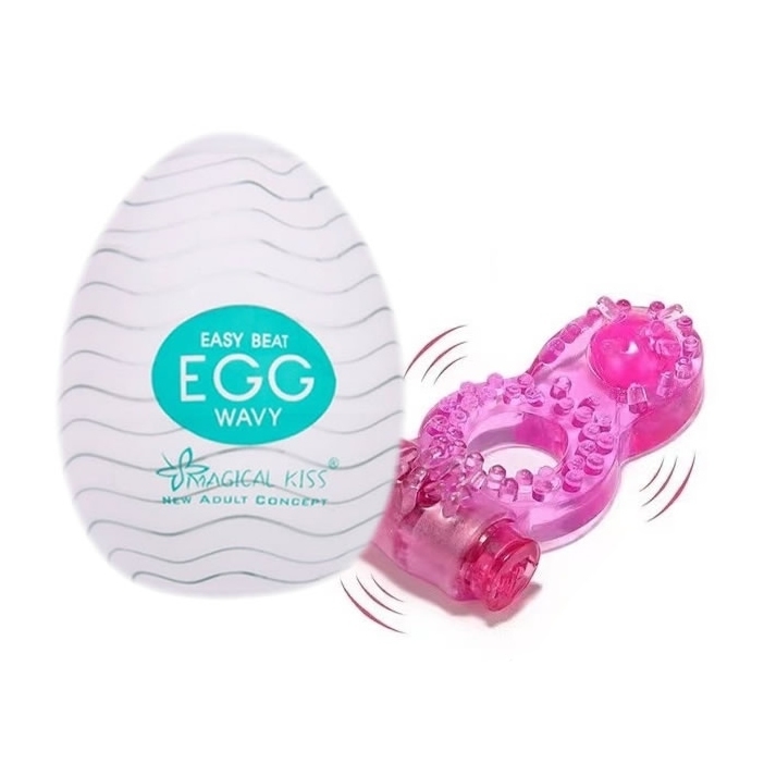 KIT EGG Masturbador Masculino + Super Anel Peniano Vibrador SEX SHOP em Oferta na Shopee