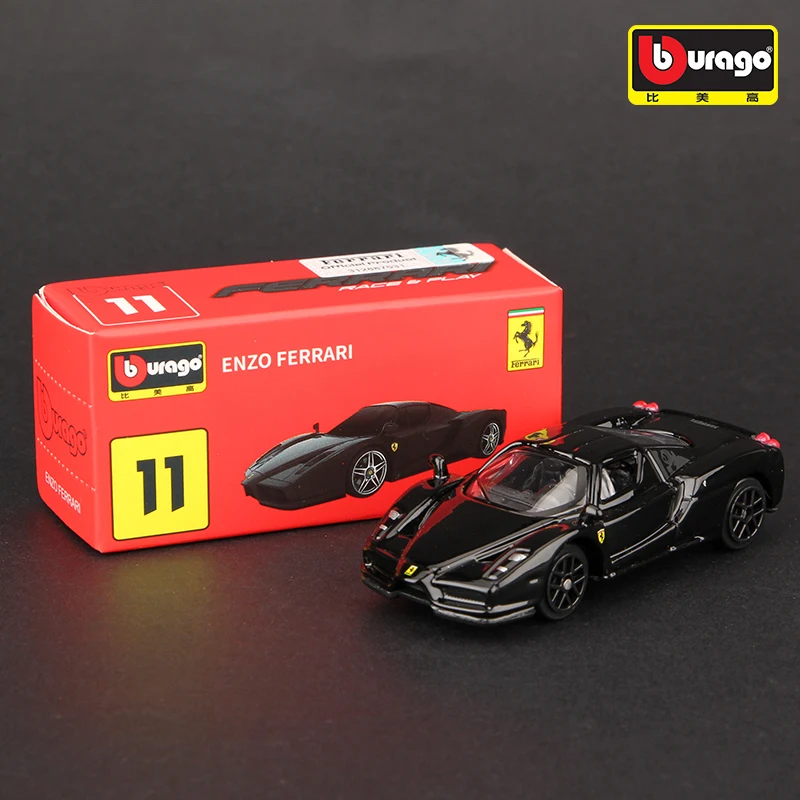 Miniatura Ferrari 1:64 Bburago Carro Colecionável Diecast Brinquedo Carrinho Burago