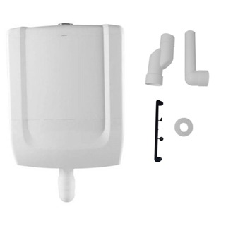 Caixa De Descarga Baixa Com Duplo Acionamento 6lpf Conversor Reforçado Original Astra - Cor Branco em Oferta na Shopee