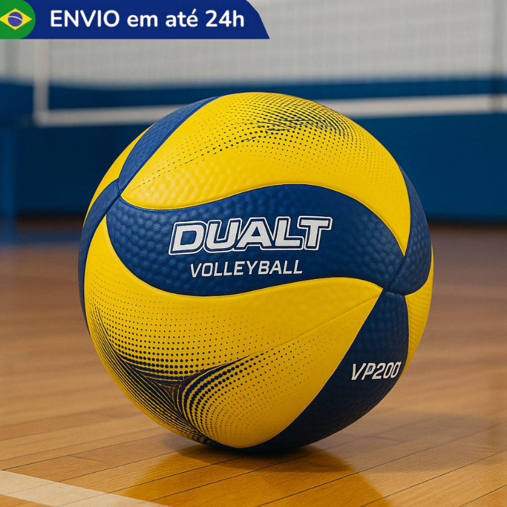 Bola Volei Dualt Praia Quadra Areia Impermeável Leve Macia Padrão FIVB Tamanho Oficial Original Pro