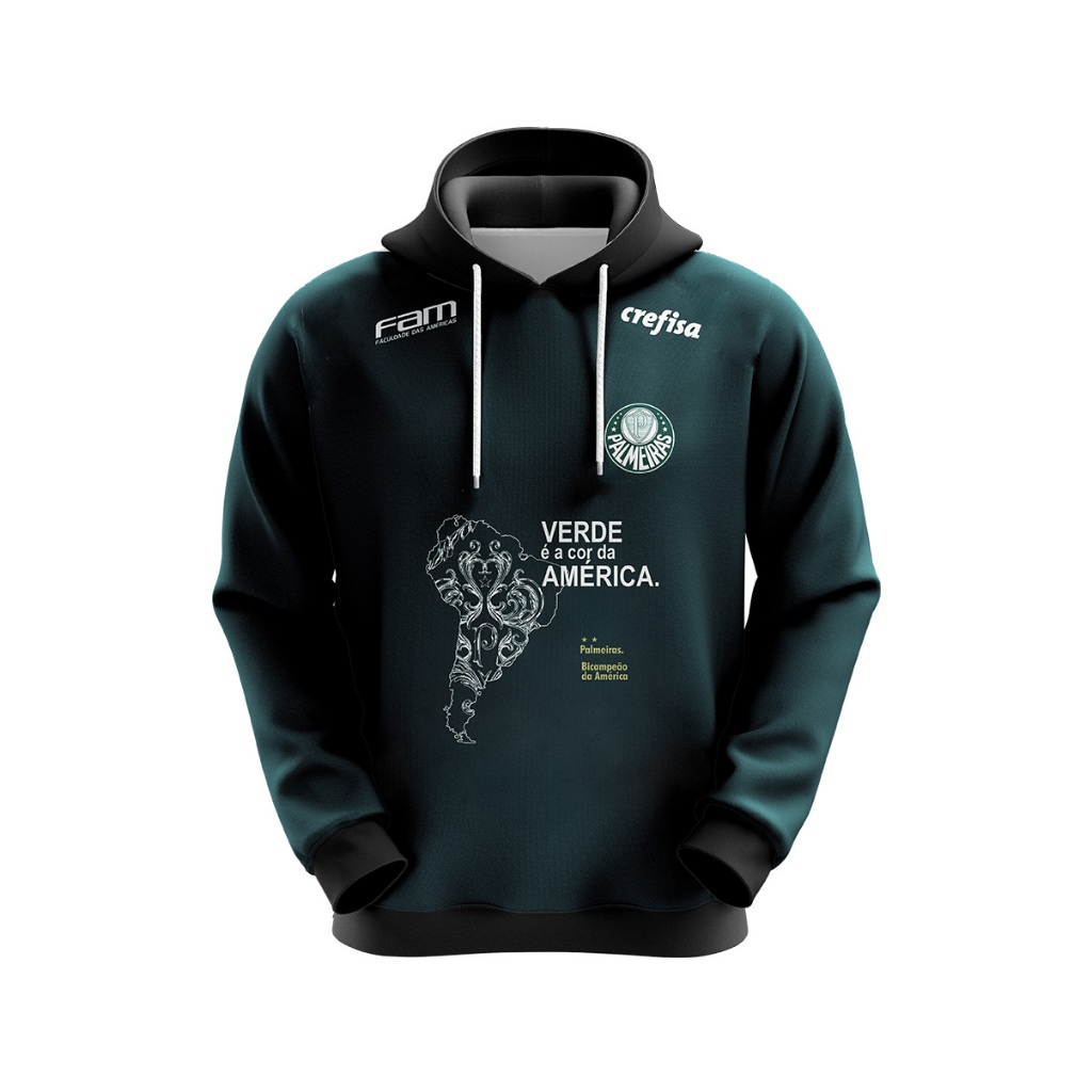 Blusa Moletom Infantil Full Palmeiras Time De Futebol Casaco De Frio M9