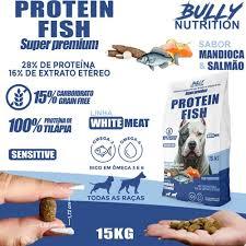 Ração Super Premium Para Cachorros 15kg BULLY Protein Fish White Meat Todas As Raças e Idades em Oferta na Shopee