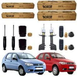 KIT 4 AMORTECEDOR PALIO E SIENA 2001 A 2009 ORIGINAL ORIGINAL MONROE + KITS