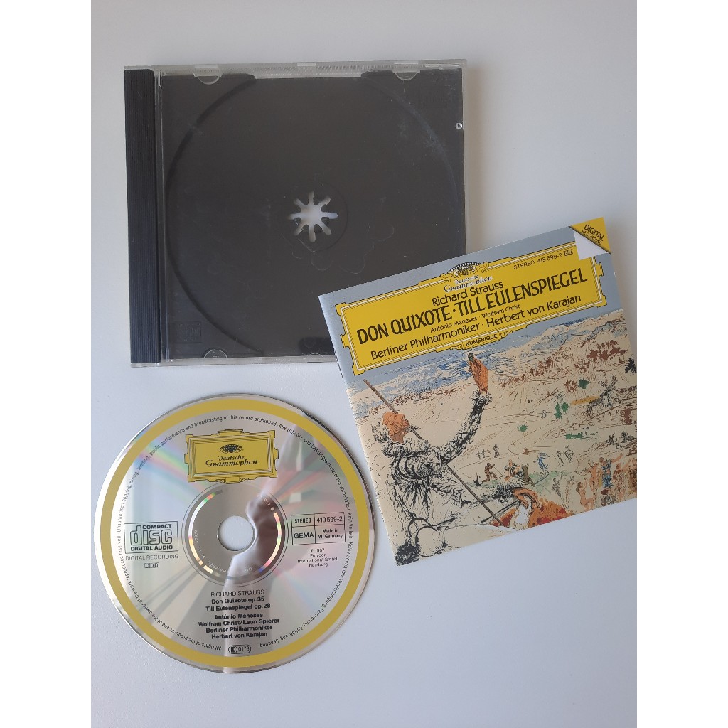 CD Richard Strauss Don Quixote Till Eulenspiegel 1987 Raro