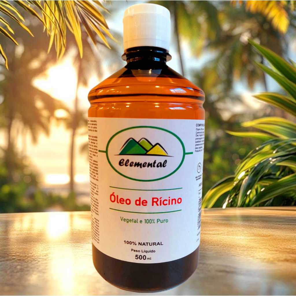 Óleo Vegetal Rícino 500ml (Mamona - Prensado à Frio ) Ricinus communis em Oferta na Shopee