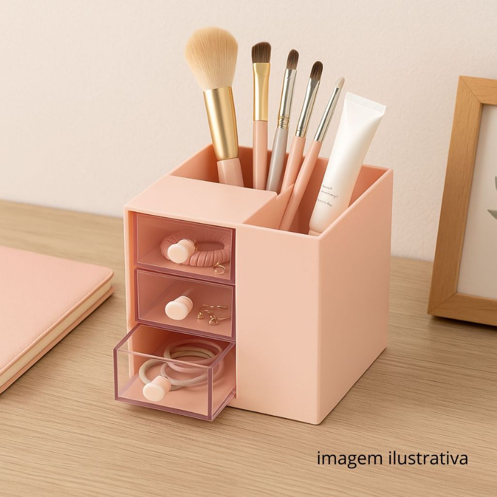 Organizador Gaveta com Divisória Mesa Porta Caneta Porta Treco Armazenamento Multiuso Escritório em Oferta na Shopee