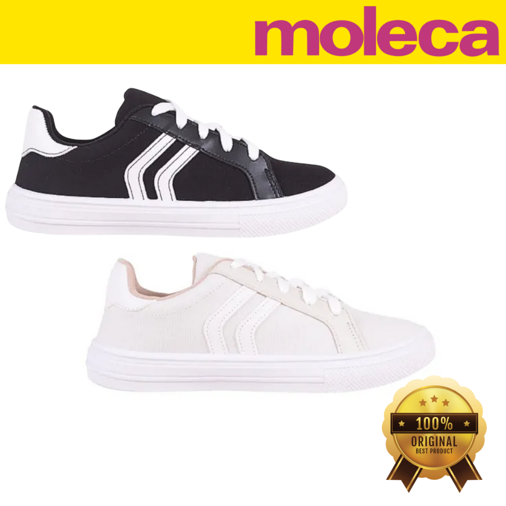 Tênis Moleca Feminino Casual Confortável Moda Leve Estilo Básico Cadarço Urbano Flatform Original