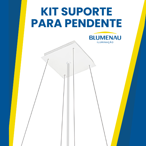 Kit Acabameto CANOPLA QUADRADA Branca Para PENDENTE Transformar Plafon em Pendente