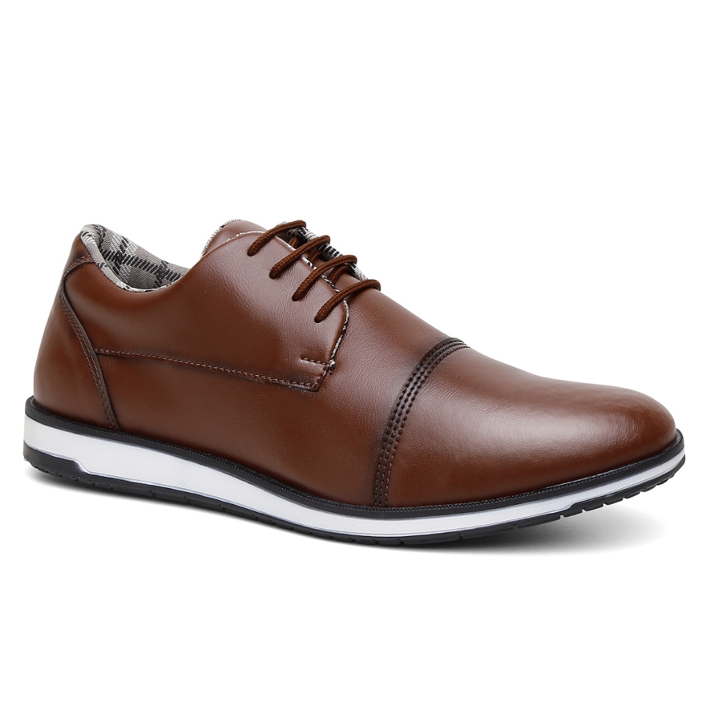 Oxford Social Masculino Sport Fino Sapato Super Confortavel Elegante Solado Antiderrapante Em Borracha Oferta