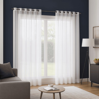 Cortina VOIL TRANSLUCIDA 2,80x1,80 - Decoração Quarto, Sala