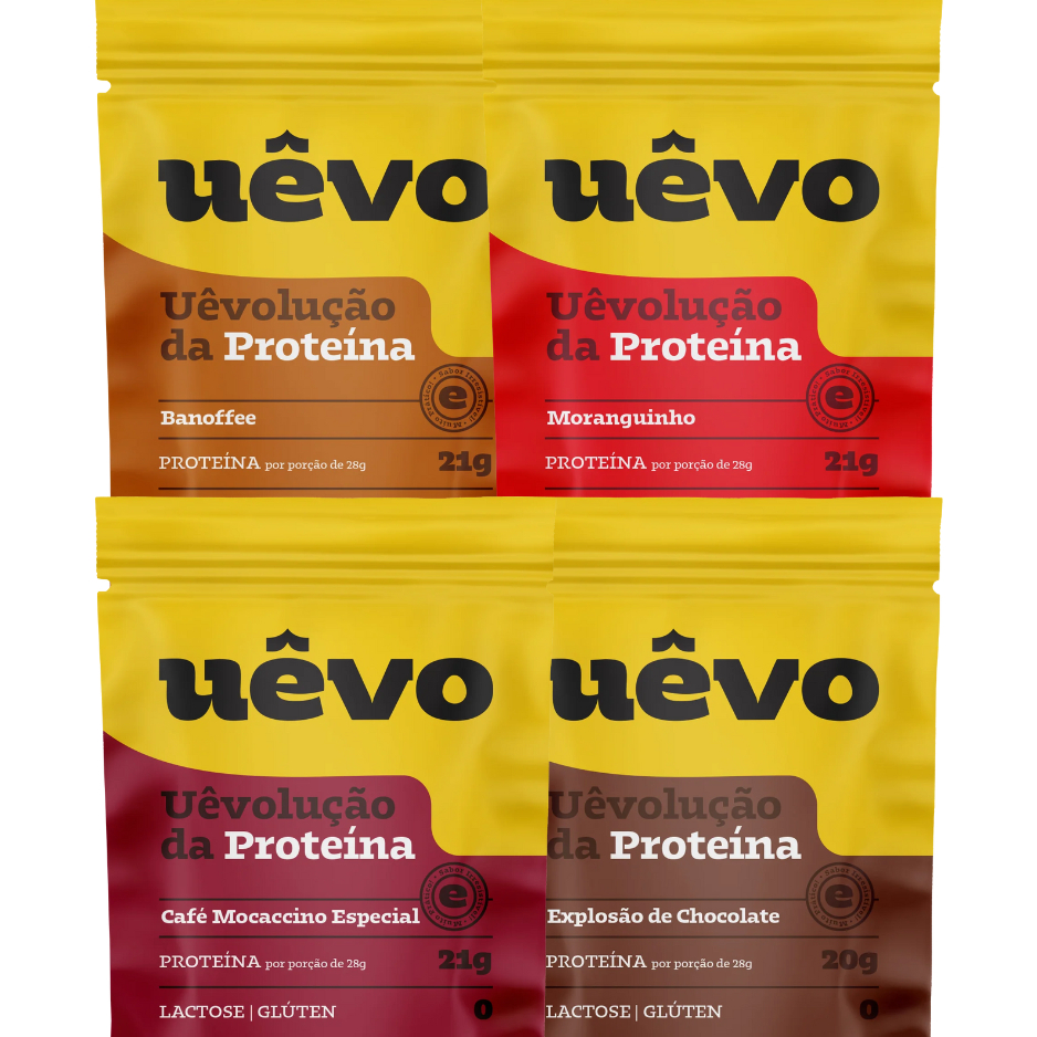 ALBUMINA UEVO KIT 4 SABORES