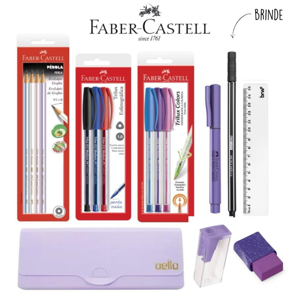 Estojo Canetas Faber Castell: Onde Comprar | BuscaProdutos