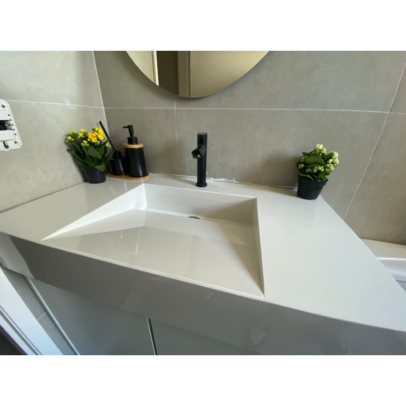 Lavatório de Porcelanato Banheiro - Comprar com Melhor Preço em Banheiros