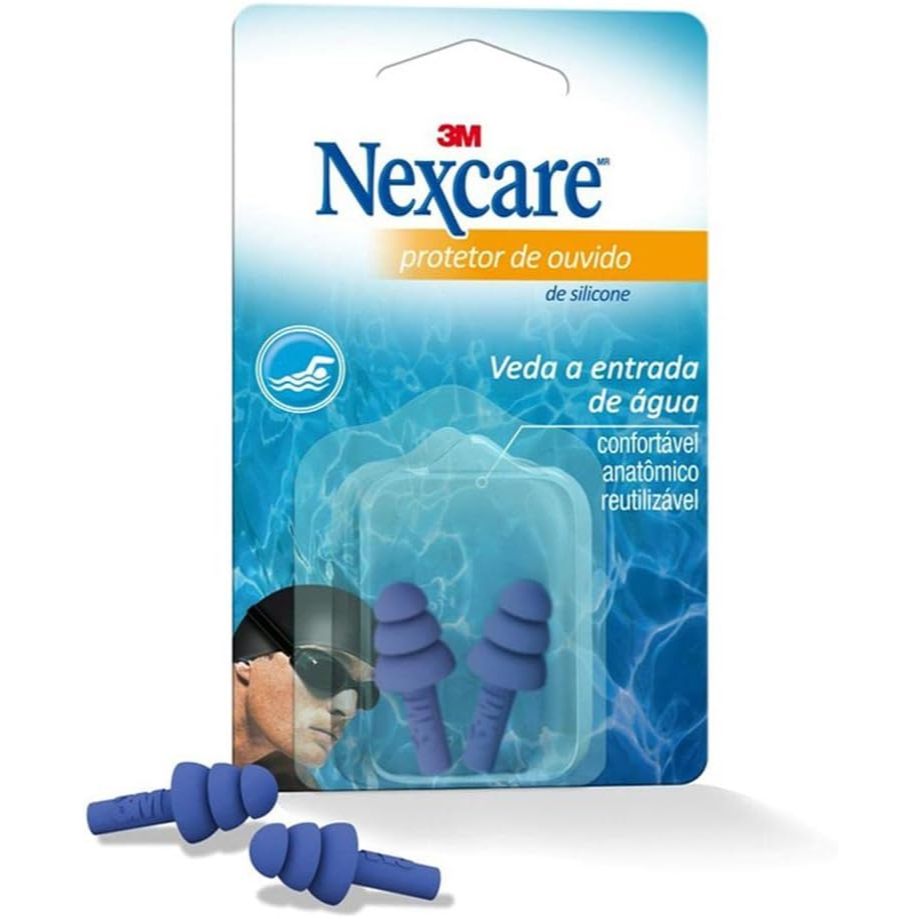 Protetor Ouvido De Silicone com 1 Par Nexcare