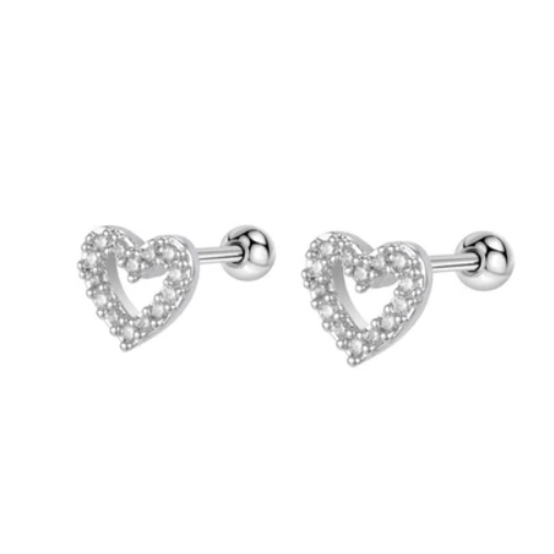 Kit 2/4 Unidades Piercing Aço Cirúrgico Zircônia | Helix, Tragus, Conch, Nariz em Oferta na Shopee