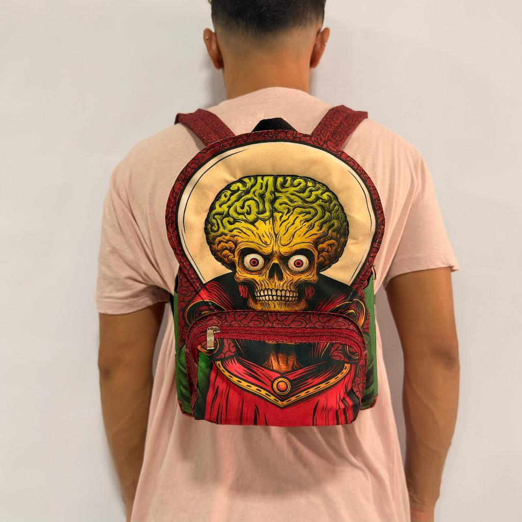 Max mochilinha 3D Marte Ataca Mars Attacks filme halloween terror trash