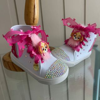 Tênis personalizado Skye; Patrulha canina; em Oferta na Shopee