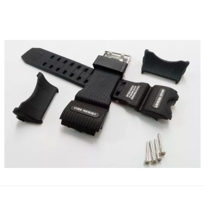 Pulseira de Borracha Compatível Gwg-1000 Gwg100  Mudmaster Preta