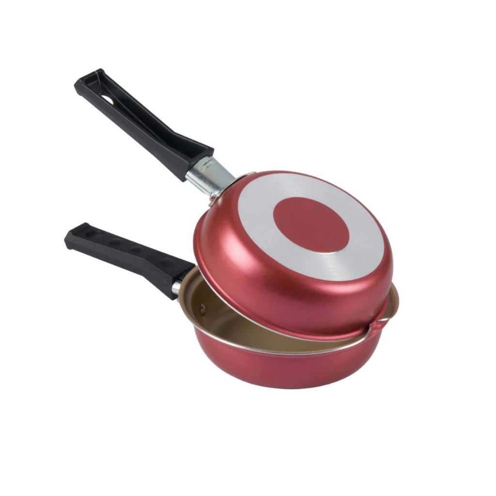 Hamburgueira Dupla Antiaderente 14Cm Cereja Nacional em Oferta na Shopee