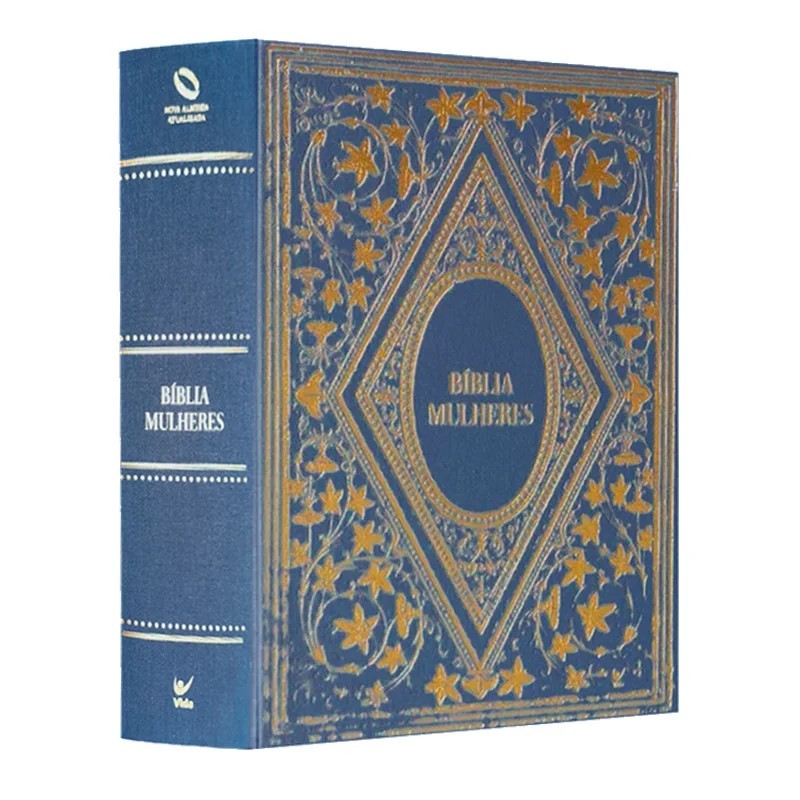 Bíblia Mulheres - Viviane Martinello - NAA - Capa Dura Vintage Azul em Oferta na Shopee