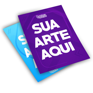 Panfletos personalizados com brilho ~ 100und em Oferta na Shopee