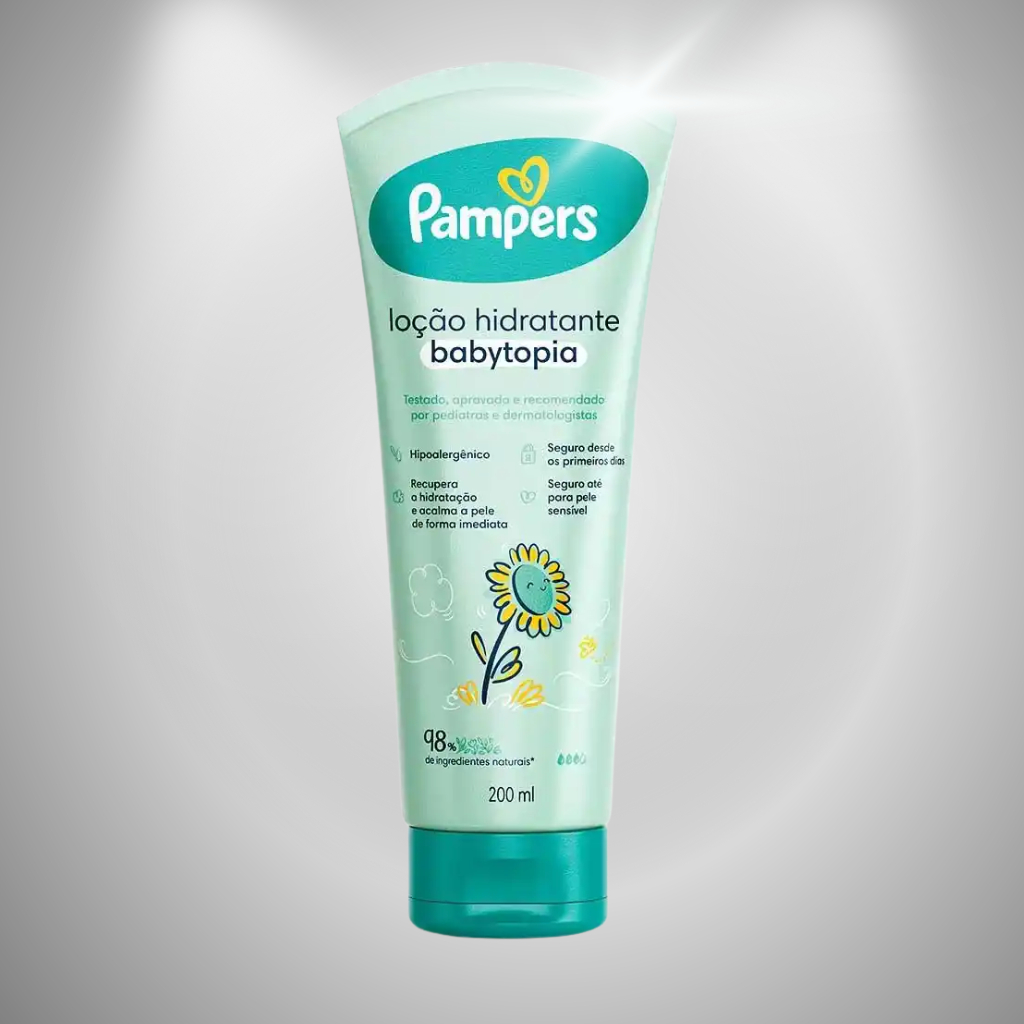 Pampers - Loção Hidratante Babytopia 200ml em Oferta na Shopee