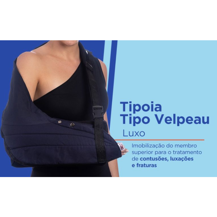 TIPOIA VELPEAU (AMERICANA) ESTOFADA AZUL NÃO DOI O PESCOÇO (Original)