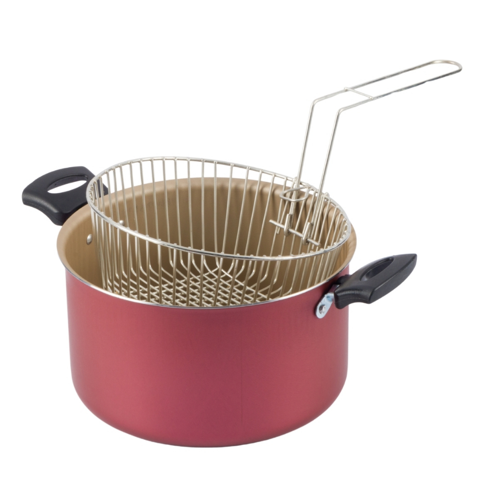 Fritadeira Antiaderente 20Cm Cereja Nacional em Oferta na Shopee