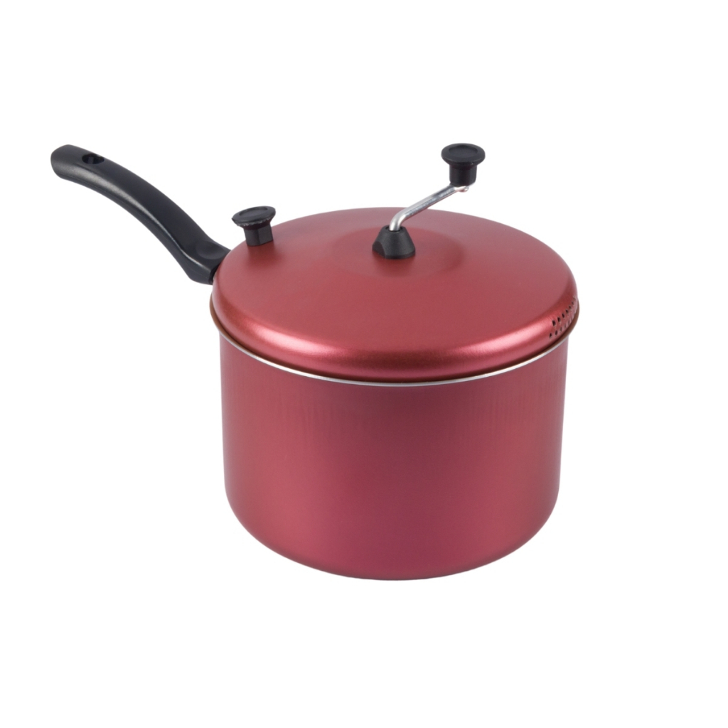 Pipoqueira Antiaderente 20Cm 4L Cereja Nacional em Oferta na Shopee