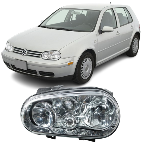 Farol Volkswagen Golf 2000 2001 2002 2003 2004 A 2007 Novo LADO DIREITO