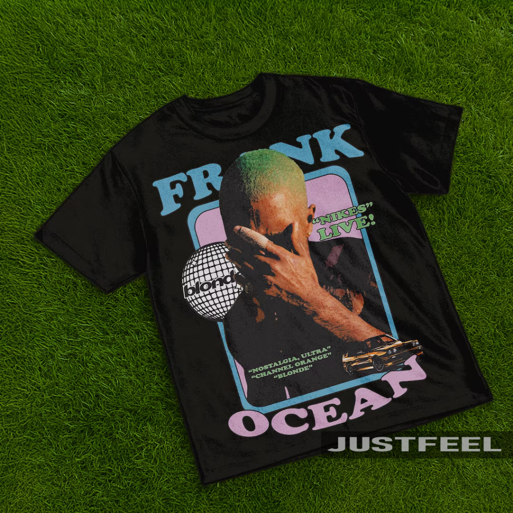 Camiseta T-shirt Unissex Algodão Frank Ocean Blonde Nostalgia em Oferta na Shopee