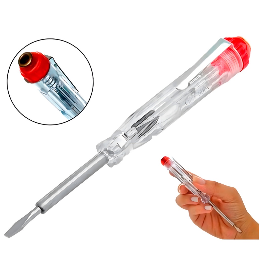 Chave Teste Elétrico De Voltagem 100v A 500v Profissional Oz em Oferta na Shopee