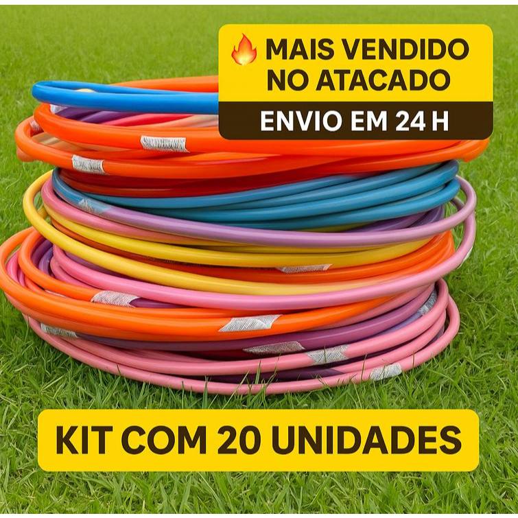 Kit 20 Bambolês Coloridos Atacado – Brinquedo Infantil, Escolar e Recreação em Grupo