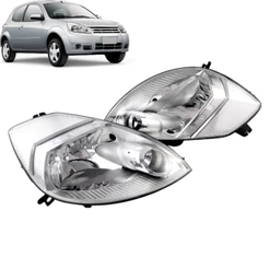 Farol Ford Ka 2008 2009 2010 2011 2012 2013 Cromado