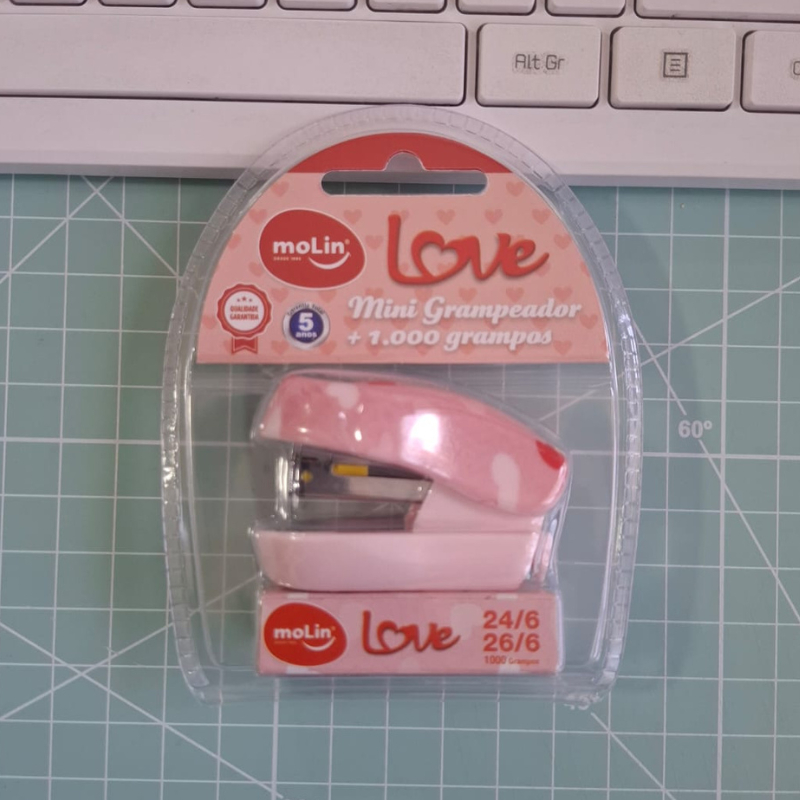 MINI GRAMPEADOR LOVE ROSA - MOLIN