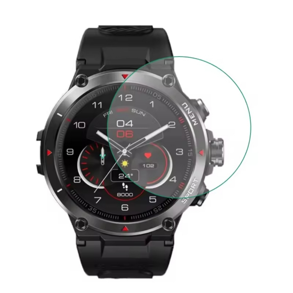 Pelicula Protetora Zeblaze Stratos 2 De Vidro Temperado Protetor Tela Smartwatch Stratos 2