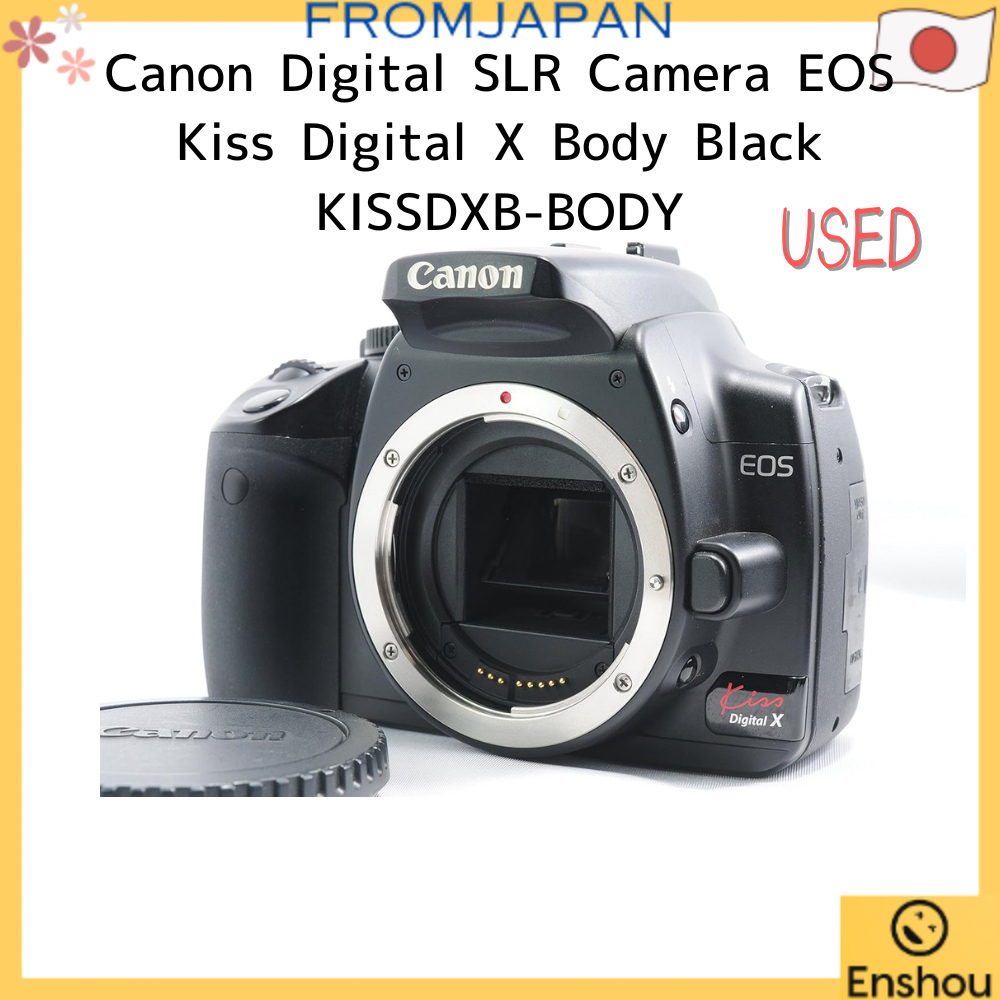 [USED][Direto do Japão][Itens usados]Canon câmera digital DSLR EOS Kiss Digital X corpo preto KISSDXB-BODY