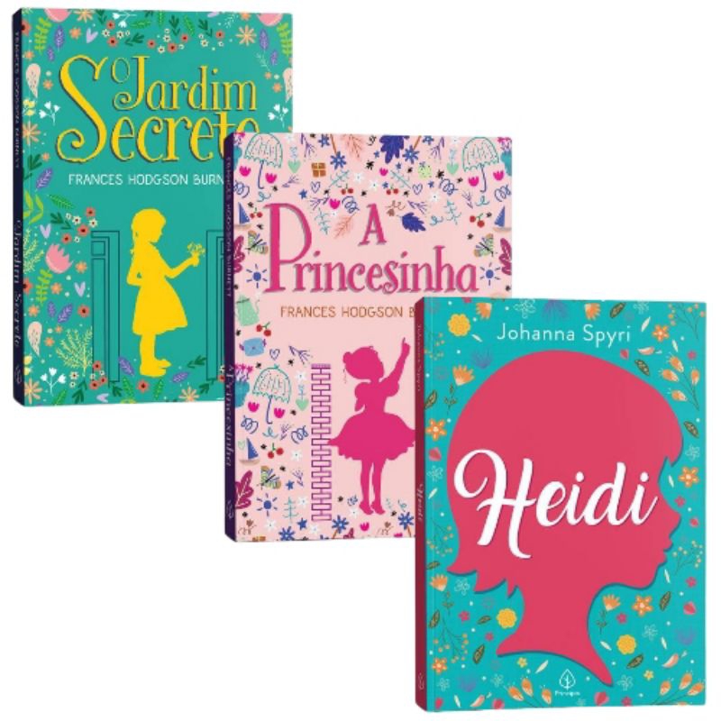 Kit Sonhadoras - A Princesinha - O Jardim Secreto - Heidi - 3 livros