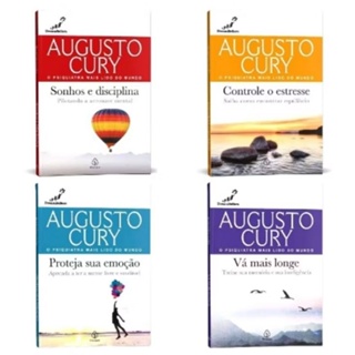 Kit Augusto Cury - 4 Livros em Oferta na Shopee