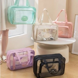 Bolsa de Natação Transparente - Bolsa de Mão e Ombro para Viagem, Praia e Atividades ao Ar Livre