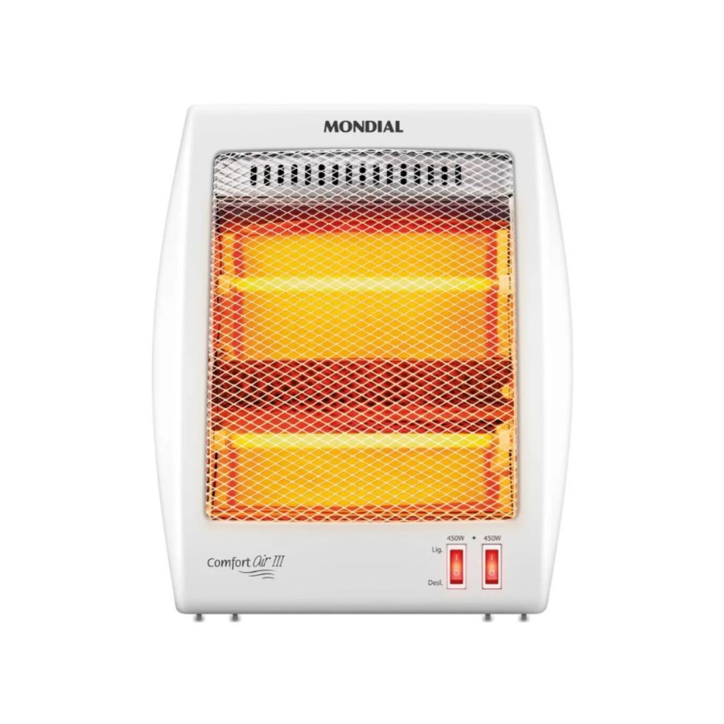 Aquecedor Quartzo Comfort Air III Mondial Branco 900w A-16: Onde Comprar | BuscaProdutos