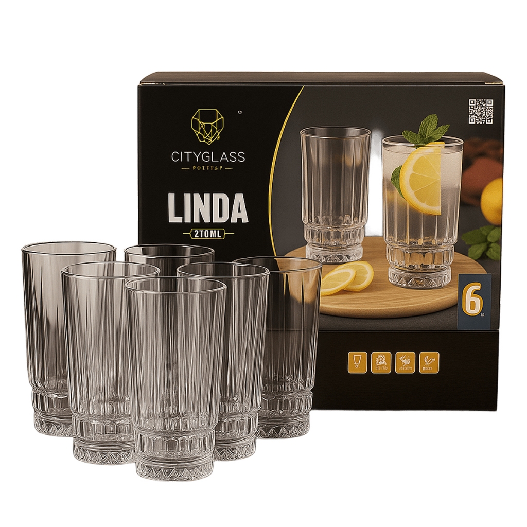 Jogo 6 Copos Linda 270ml Casambiente em Oferta na Shopee