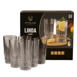 Jogo 6 Copos Linda 270ml Casambiente