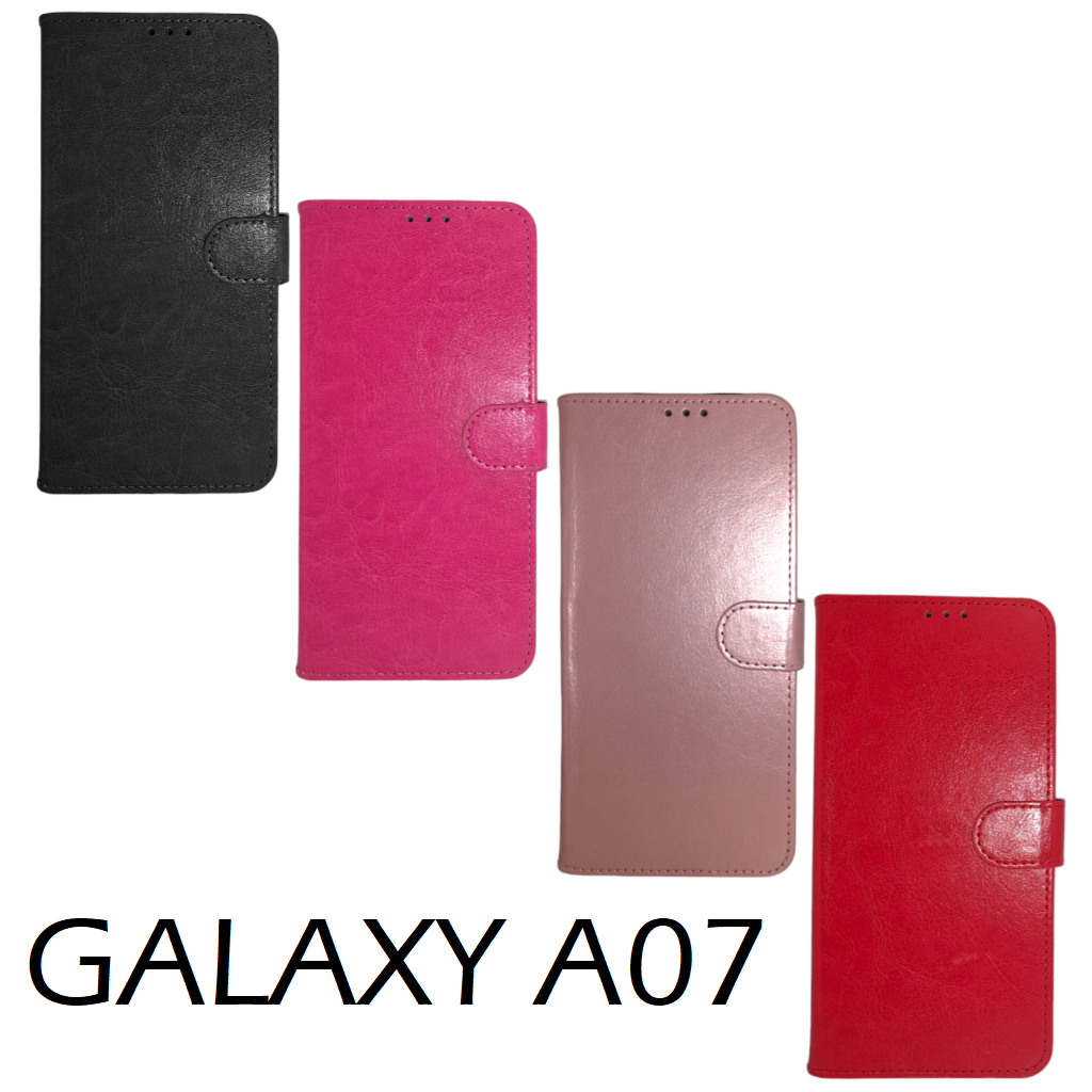 Capa Carteira Case Com Flip Magnético Para Galaxy A07