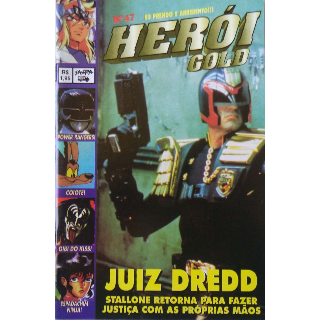 Revista Heroi Gold N° 47 Capa Juiz Dredd