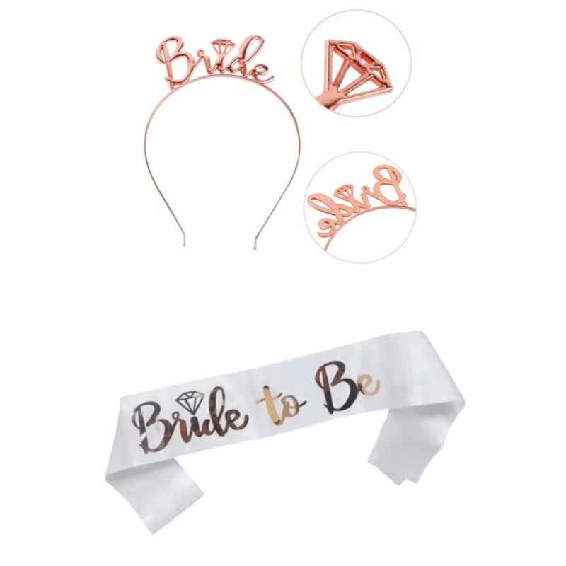 kit 1 arco BRIDE + 1 faixa bride to be despedida de solteira festa em Oferta na Shopee