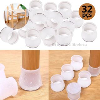 Protetor Para O Pé Da Cadeira Mesa De Silicone Kit 16 Peças ou 32 Peças em Oferta na Shopee
