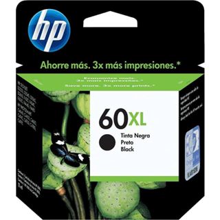 Cartucho de Tinta 60XL PRETO CC644WB D1660 D2560 F4580 F4280 C4680 C4780 Original em Oferta na Shopee