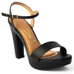 Sandália Vizzano Feminina Salto Alto Conforto 6292-200 Preto